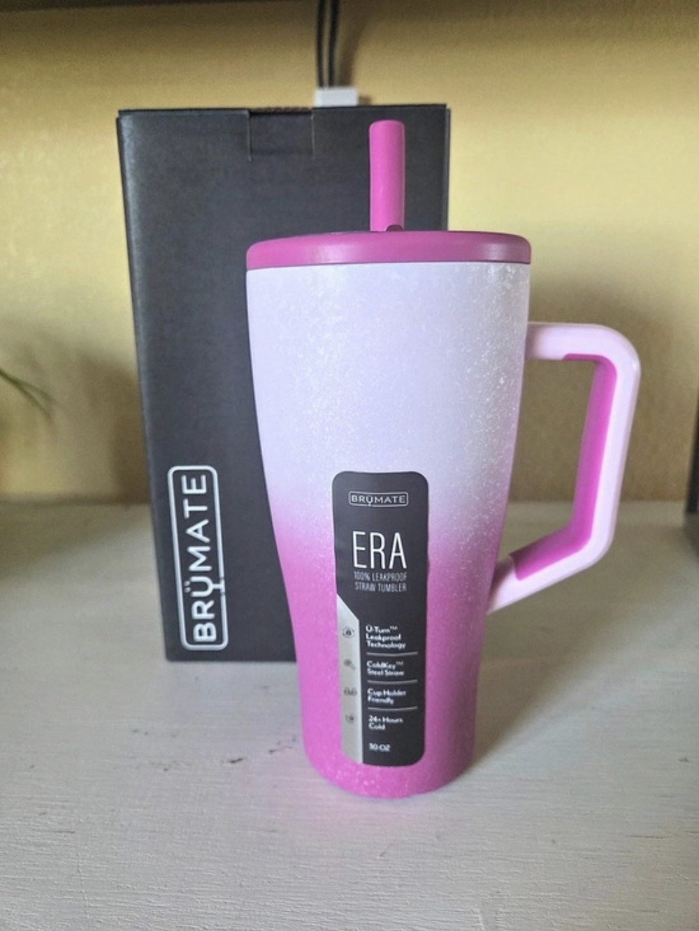 BRUMATE ERA 30 Oz Frosted Rose NWT